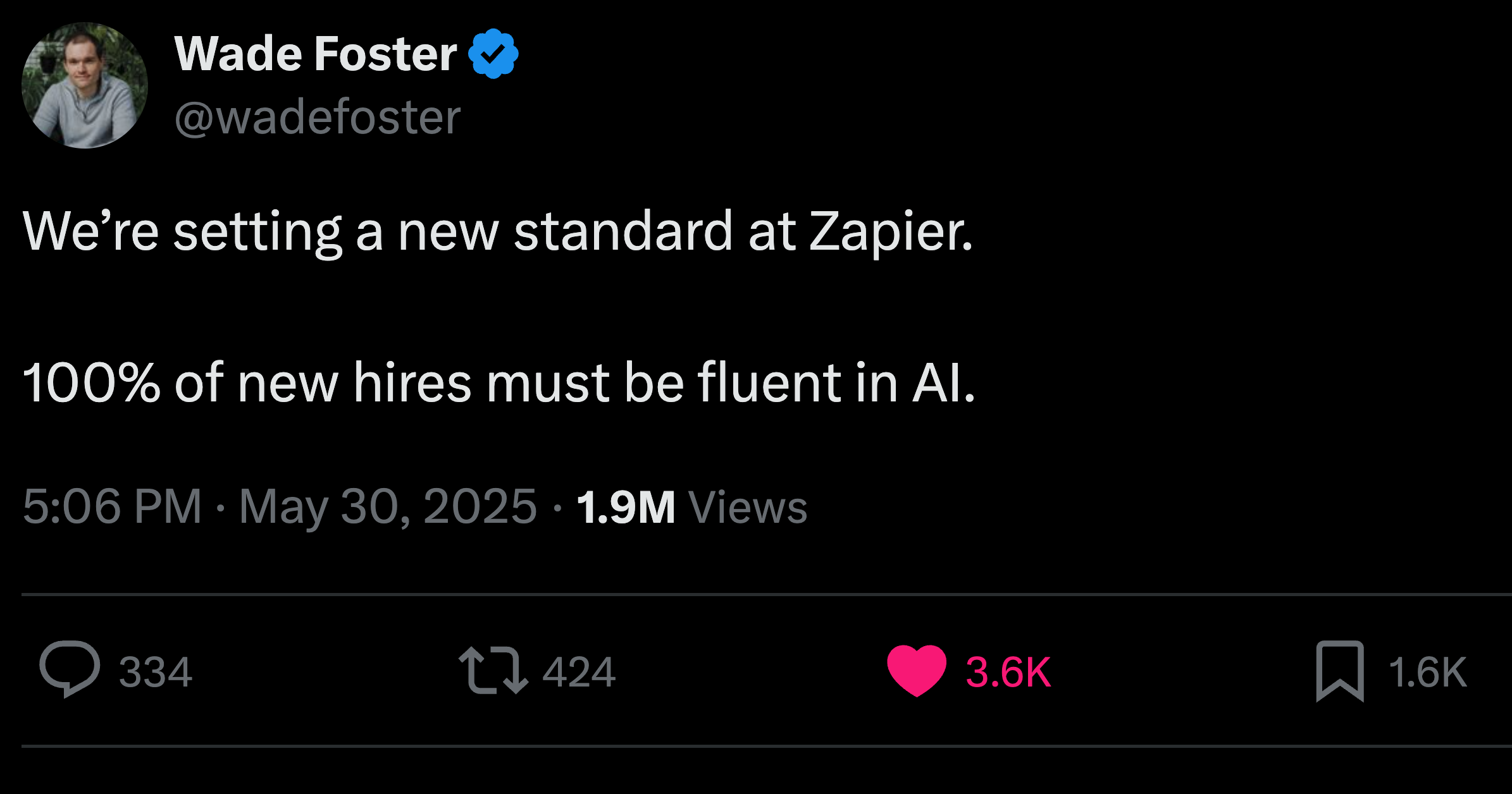 Zapier Tweet